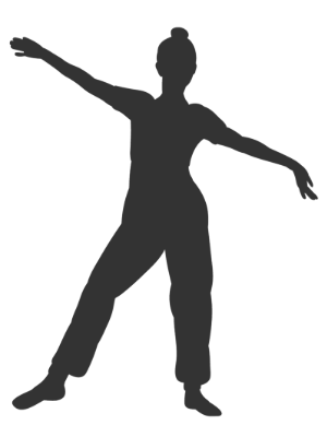 Dancer for conscious dance class